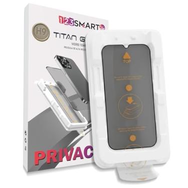 Imagem de Pelicula Privacidade De Vidro Temperado 9H Ultra Resistente Titan Glass Para Galaxy S24 S25 Plus Ultra Fe A06 A15 A16 A56 Com Aplicador Easy Install (1, Privacidade, Galaxy S25)