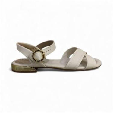 Imagem de Sandália Feminina Modare Ultraconforto Casual 7217.102 Branco Off 34-Feminino