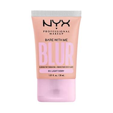 Imagem de NYX PROFESSIONAL MAKEUP Base Bare With Me Blur Skin Tint Da Makeup, Com Matcha, Glicerina E Niacinamida - Marfim Claro