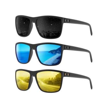 Imagem de Paquete de 3 Gafas de Sol Foliful Polarizadas con Protección UV400 Uni
