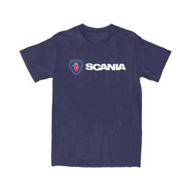 Imagem de Camiseta De Algodão Engraçada Oversized Y2K Para Casal Saabs Scanias V