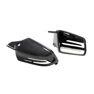Imagem de Compatível com Mercedes Benz A176 W246 W204 C207 W221 X204 X156 W117 W218 Padrão de fibra de carbono Substituição da tampa do espelho retrovisor lateral(G Replacement style)