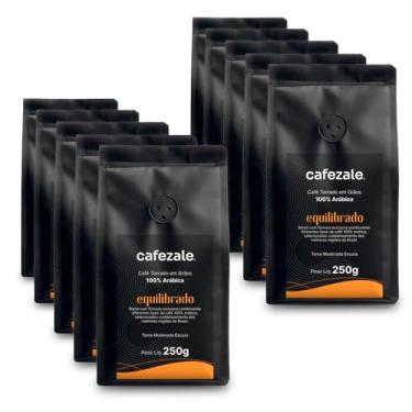 Imagem de Café Cafezale Grãos Cafezale Equilibrado Kit 10 Pacotes 250g