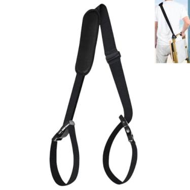 Imagem de DraCra Cinto de transporte para cadeira de acampamento, cinto de transporte, cadeiras de praia, alças de ombro para cadeiras dobráveis com gravidade zero, cadeira de acampamento, cadeira reclinável