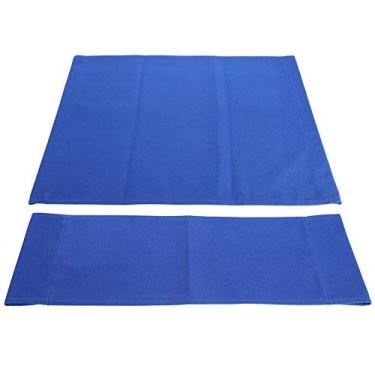 Imagem de Luqeeg 1 Conjunto de Pano de Assento de Substituição de Lona de Cadeira de Diretor, Feito de Material de Lona Durável-perfeito para Acessórios de Móveis de Suprimentos Domésticos (Azul)