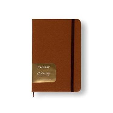 Imagem de Caderneta Ciceros Clássica Pautado 14X21 Caramelo