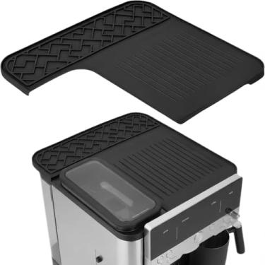 Imagem de Tapete de silicone para máquina de café expresso Ninja Luxe ES601 – Protetor superior de cafeteira de ajuste personalizado – Capa antiderrapante à prova d'água resistente ao calor com acesso ao moedor