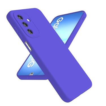 Imagem de mwpvkx Capa de telefone para Galaxy a17 5g: capa de telefone protetora de silicone líquido de grau militar armadura resistente para Samsung Galaxy a17 (Roxo)