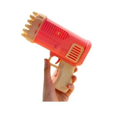 Imagem de Máquina De Bolhas Elétrica Com 32 Furos, Brinquedo Infantil Sem Água D