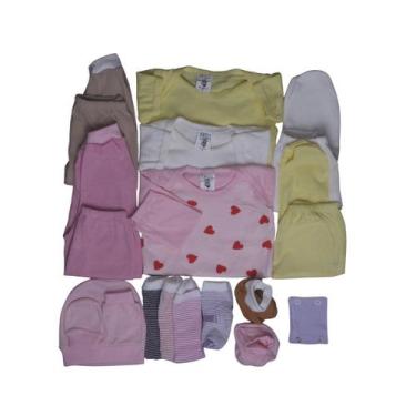 Imagem de Body Bebê+mijão Liso E Estampado Kit C/16 Roupa Bebê Atacado - Taya Ba