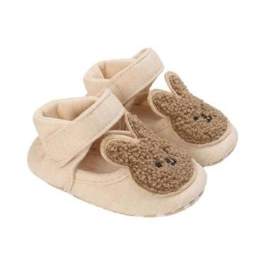 Imagem de Sandálias De Sola Macia Com Urso Fofo Para Bebês, Sapatos Anti-chute P