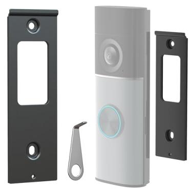 Imagem de Substituição da placa traseira da campainha compatível apenas com anel/campainha com fio Plus (2ª geração) /Pro (3ª geração), suporte de parede para campainha, acessórios de suporte de placa traseira