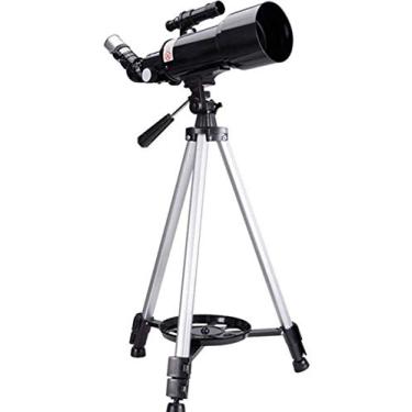 Imagem de Telescópio infantil telescópio portátil para astronomia para iniciantes em astronomia telescópio óptico totalmente revestido com tripé mochila preta (cor: pacote C) (embalagem E)