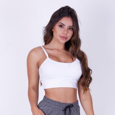 Imagem de Top Fitness De Alcinha sem Bojo Poliéster Moda Fitness Feminina-Feminino