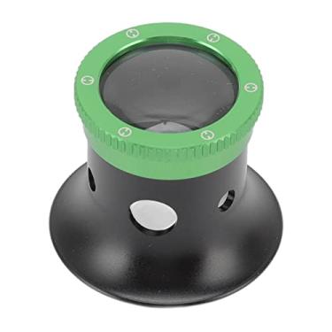 Imagem de ZJchao Lupa de Lupa para Joalheiros 10X Profissional Leve e Portátil Com Lente de Safira para Inspeção de Joias, Coleta, Reparo de Relógios, Construção Em Liga de Alumínio