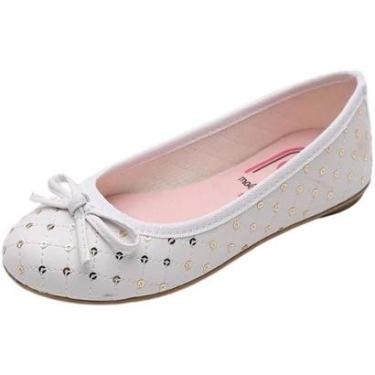 Imagem de Sapatilha Infantil Menina Detalhe Laço Lantejoula Molekinha-Feminino