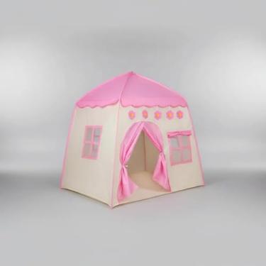 Imagem de Barraca infantil para meninas e Meninos, Toca Tenda Infantil, Lindo e Dobravel Facil de Montar, Criança (Flor Rosa)