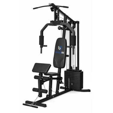 Imagem de Estação de Musculação Até 66kg Bonafit +24 Exercícios Academia em Casa-Unissex