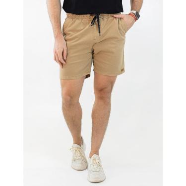 Imagem de Short Masculino Sarja Estonado Elástico Algodão Elastano Anticorpus-Masculino