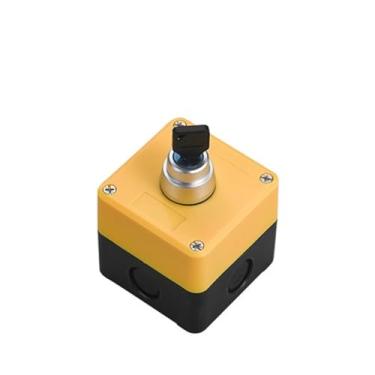 Imagem de Caixa de controle de botão com parada de emergência 1/2/3/4/5 caixa de botão caixa de botão industrial caixa de controle de botão à prova d'água (1 furo D)