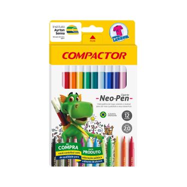 Imagem de Hidrocor Compactor Neopen Gig com 12 Cores