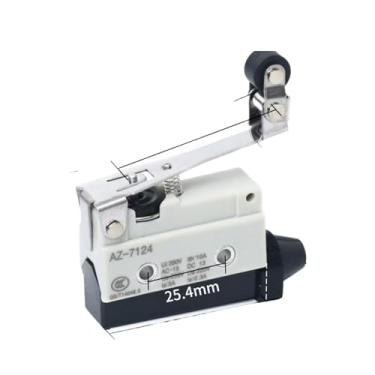 Imagem de Interruptor de limite de viagem prata Big Switch AZ/TZ-7310/7311/7312/7144 Interruptor de botão liga/desliga com autorreinicialização AZ-7121 10A (AZ-7124)