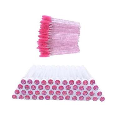 Imagem de Escovas De Máscara Para Cílios Reutilizáveis 50 Conjuntos Com Tubo Apl