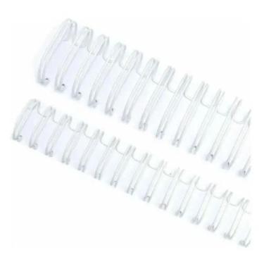 Imagem de Wire-o Para Encadernação 2x1 A4 Branco 1 1/4 270 Fls 12un - CASSMAR