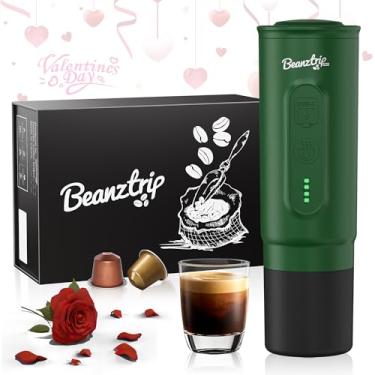 Imagem de BeanzTrip Máquina de café expresso portátil H02 Pro, compatível com cápsula NS e café moído, máquina de café para presente de Natal, máquina de café expresso elétrica pequena com autoaquecimento de 20