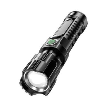 Imagem de Lanterna LED Recarregável À Prova d'Água Com Zoom, 3 Modos, Alta Potên