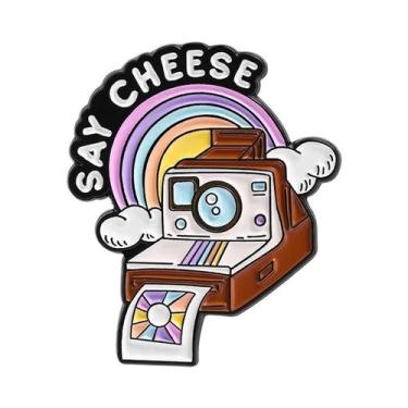 Imagem de Broche De Esmalte Vintage Retrô De Câmera Para Amantes De Fotografia, 