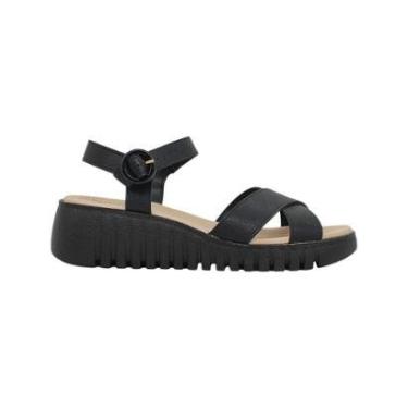 Imagem de Sandália Tamanco Sola Média Anabela Casual Confortável Modare 7197101-Feminino