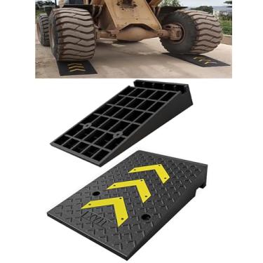 Imagem de Rampa de acesso para cadeira de rodas antiderrapante para caravanas, scooters e motocicletas - Rampa de limite durável para fácil entrada e soluções de mobilidade seguras