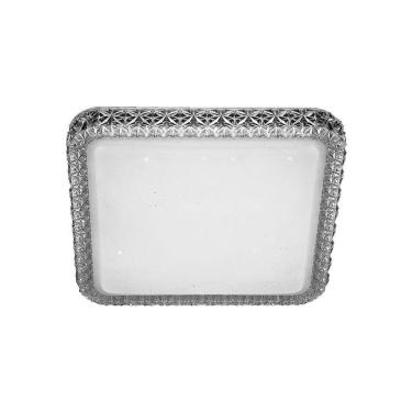 Imagem de Plafon Sindora Dcx00334 12w Led Bivolt Branco - Transparente 3000k Luz Amarela