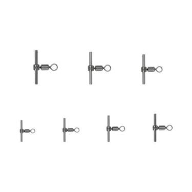 Imagem de Conectores De Linha Giratórios De Pesca 3 Vias DNDYUJU 10-20X Com Rola