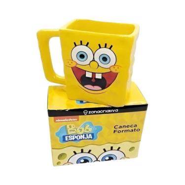 Imagem de Caneca 3D Bob Esponja Nickelodeon Zona Criativa Ornamento Decorativo 4