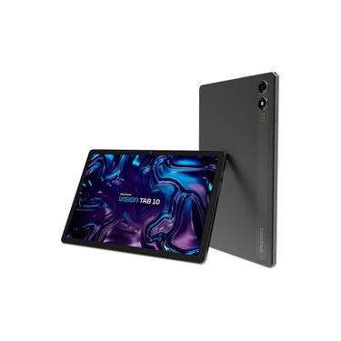 Imagem de Tablet Positivo Vision10 com Tela 10.1" 128GB, WiFi e 4GB RAM, Câmera Frontal 5MP, Câmera Traseira 8MP, Android 13 e Processador Octa-Core - Preto