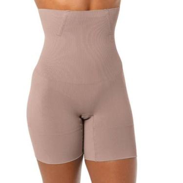 Imagem de Bermuda Cintura Alta DeMillus Modelare 94019 Canelada, P, Bege rosado