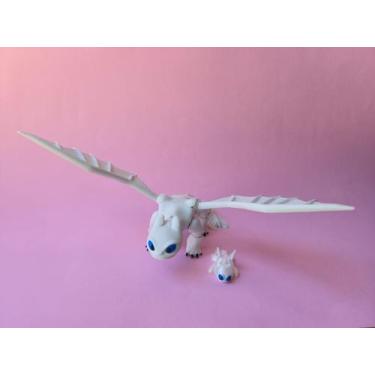 Imagem de Banguela articulado, como treinar seu dragão, Furia da Luz brinquedo -