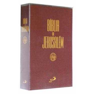 Imagem de Bíblia De Jerusalém Capa Cristal Média Original - PAULUS