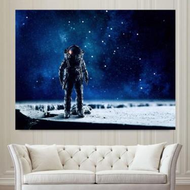 Imagem de Microtecido para sala de parede Tapeçaria Space Astronaut 150x130cm - 