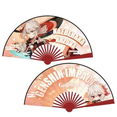 Imagem de Ventiladores dobráveis Ventiladores portáteis Hand Anime Genshins Impa