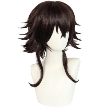 Imagem de Peruca de cosplay Bungos Strays Dogs Tecchous Synthetic Hair 33cm - yi