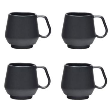 Imagem de Jogo de 4 Canecas Oxford Chubby 330ml Jabuticaba