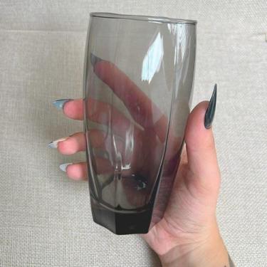 Imagem de 6 Copos de Vidro 2 Cores 370ML p/Suco Água Buffet Eventos - PRATICASA,