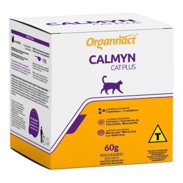 Imagem de Suplemento Vitaminico Calmyn Cat Plus 60g Gatos - Organnact