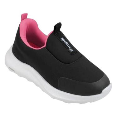 Imagem de Tênis Pampili Bubble Slip On Infantil Conforto e Estilo, Preto, 34