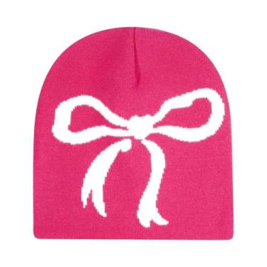 Imagem de Gorro Unissex Quente De Lã Estampado Estilo Y2K, Acessório Hip Hop - N