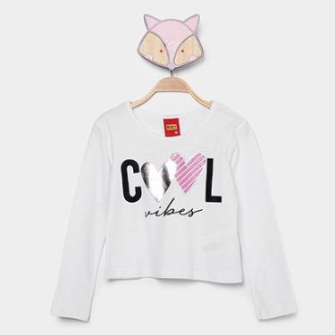 Imagem de Blusa Infantil Kyly Cropped Menina-Feminino