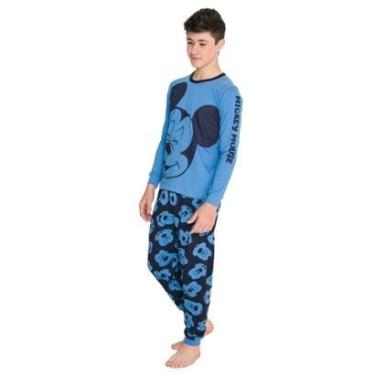 Imagem de Pijama Longo Juvenil Mickey Mouse - Disney 28.03.0012-Masculino